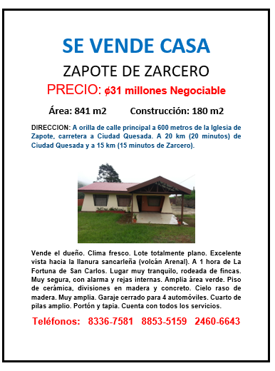 Casa en Venta