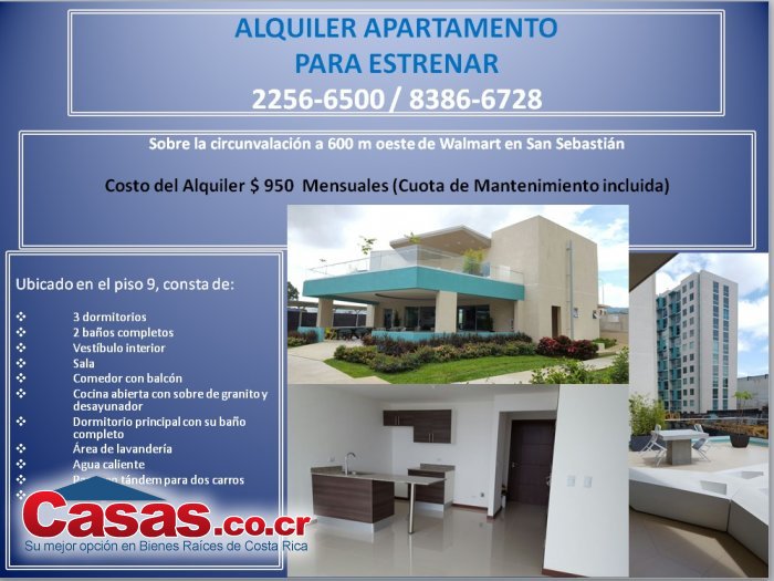 Apartamento de Alquiler